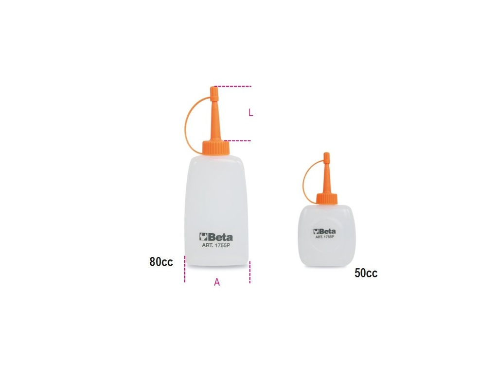 [017550080] Oliatori in plastica Beta 1755P/K3 80