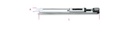 [017700001] Cutter extra piatto fornito con 2 lame Beta 1770