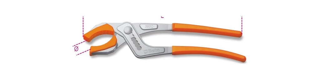 [003920100] Pinza regolabile per sifoni Beta 392C