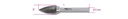 [004260544] Lime rotative in metallo duro taglio incrociato HM4 Beta 426MD/F9,5