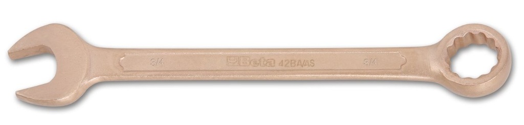 [000420948] Chiavi combinate a forchetta e poligonale piegata antiscintilla Beta 42BA-AS 11/32