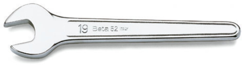 [000520052] Chiavi a forchetta semplice cromate Beta 52 52