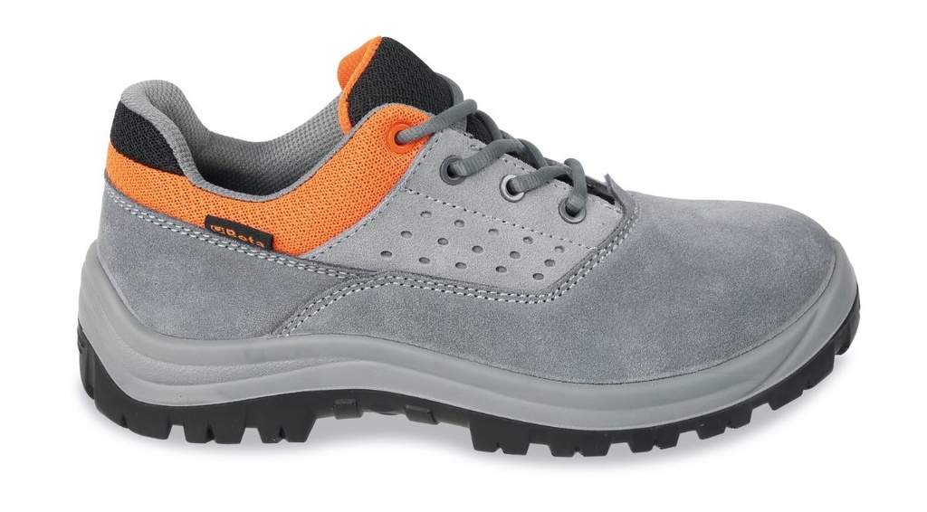 [072461640] Scarpe antinfortunistiche BASIC in pelle scamosciata traforata Beta 7246NB 40