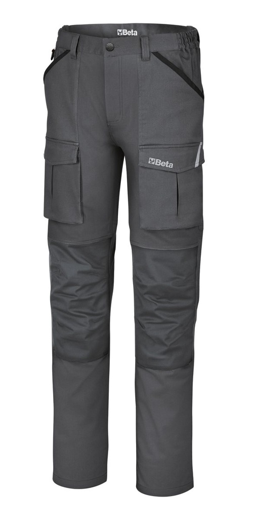 [079300403] Pantaloni da lavoro in 100% cotone elasticizzato, comodi e resistenti Beta 7930MG L