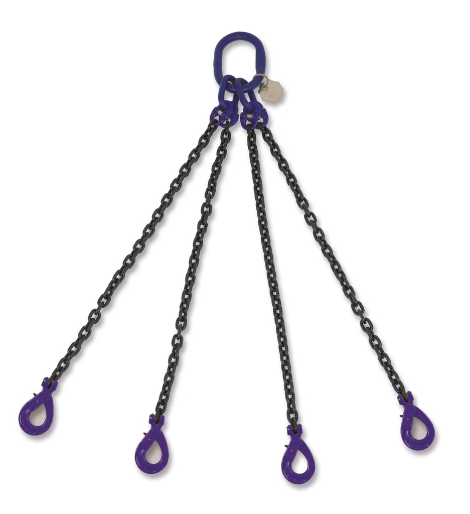 [080941251] Pendente per sollevamento catena a 4 bracci, ganci Self-Locking G10 Beta 8094SL/G10 D10-1