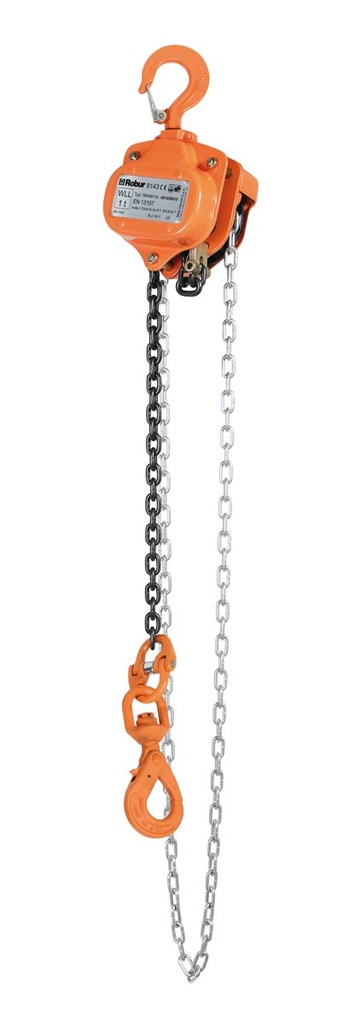 [081430410] Paranco manuale a catena con gancio autoserrante Beta 8143SL-M6 1,0