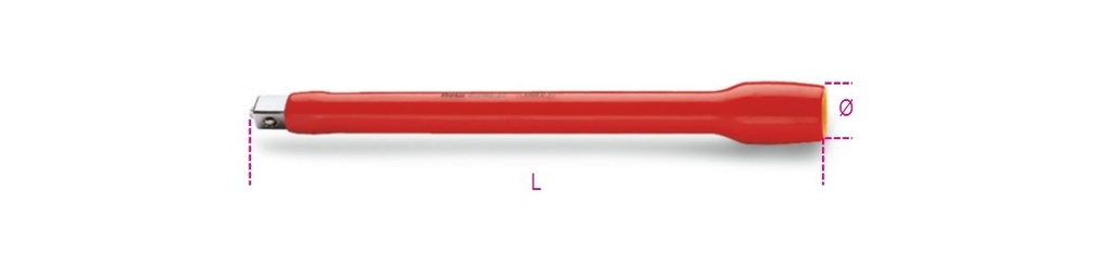 [009200805] Prolunga quadro maschio e femmina 1/2” Beta 920MQ/22