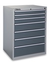 [035000172] Cassettiera fissa industriale con 7 cassetti Beta C35/7GM