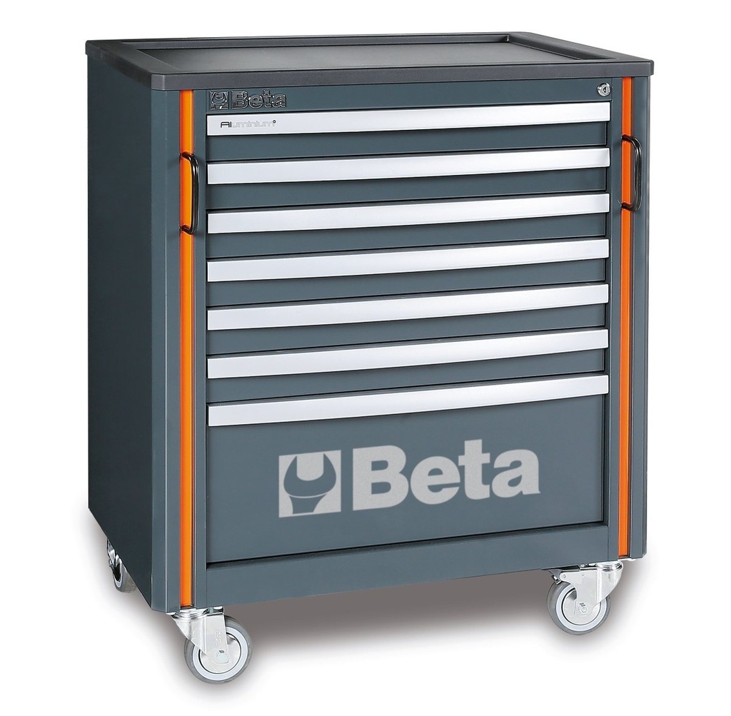 [055000201] Cassettiera mobile con 7 cassetti per arredo officina Beta C55C7