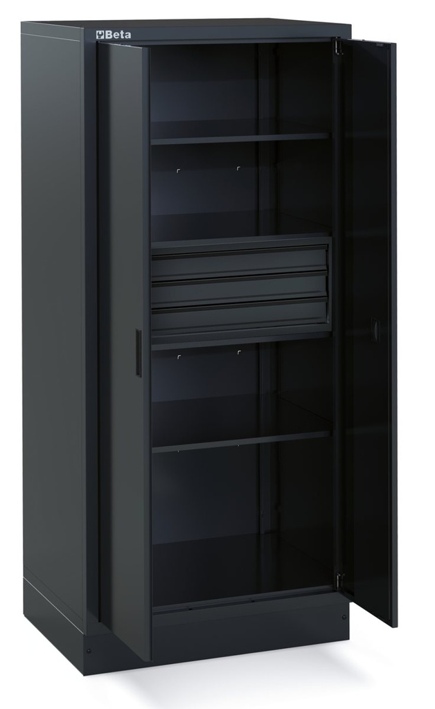[050001413] Armadio in lamiera a 2 ante con 3 cassetti per arredo officina RSC50 2.0 Beta RSC50 2.0 A2/3C