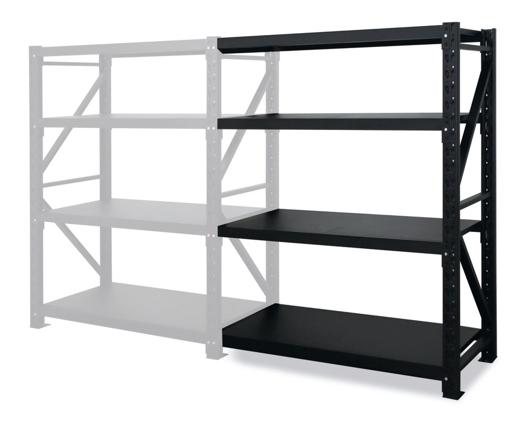 [088880495] Scaffalatura ampia campata con 4 ripiani, elemento aggiuntivo Beta S4CA