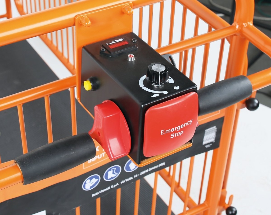 "Brutus" - Carrello da lavoro elettrico con sponde Beta C48M