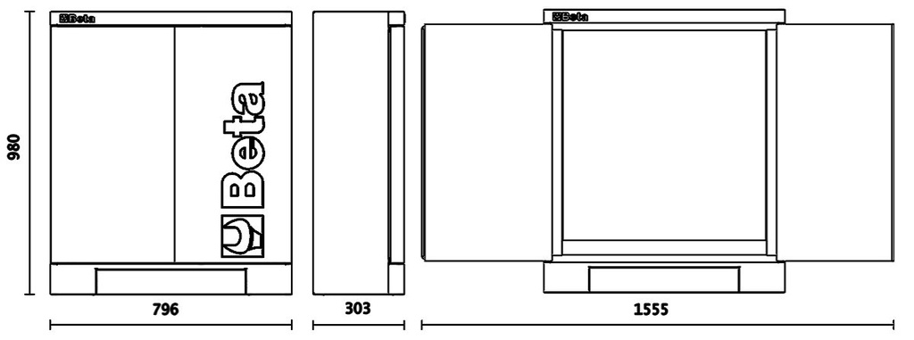 Armadietti Cargo Beta C54S-O