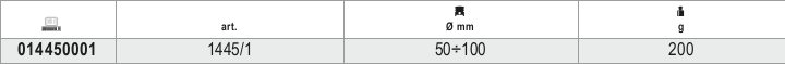 Tabella misure – Attrezzi per segmenti di pistoni Beta 1445/1