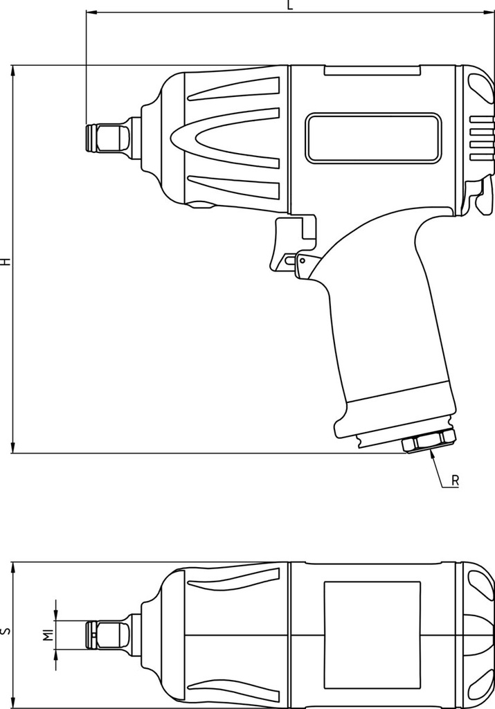 Avvitatore reversibile in materiale composito Beta 1927P