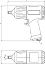 Avvitatore reversibile in materiale composito Beta 1927P