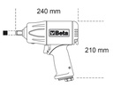 Avvitatore reversibile in materiale composito Beta 1928P