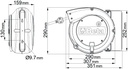 Avvolgitore automatico con cavo 2x1,5 mm² Beta 1843 15-H05