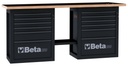 Banco da lavoro "Endurance" con 2 cassettiere da 6 cassetti Beta C59B-A