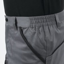 Bermuda da lavoro in 100% cotone elasticizzato grigio, comodi e resistenti Beta 7931MG XL