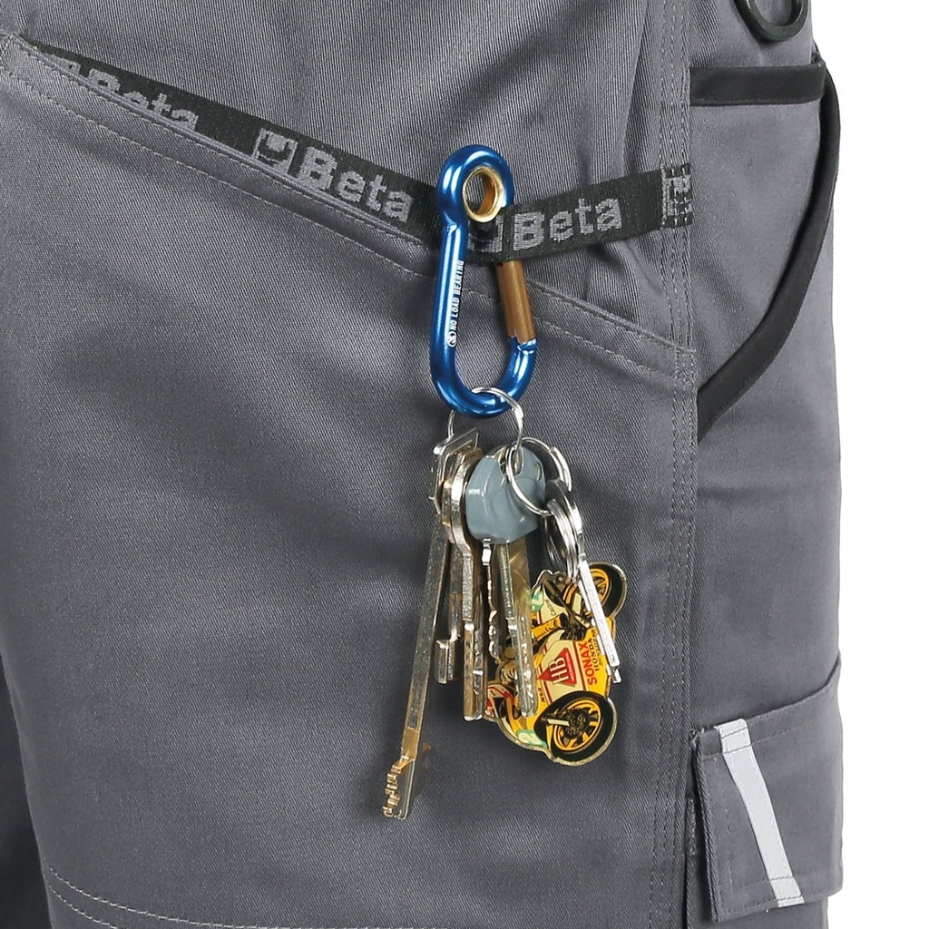 Bermuda da lavoro in 100% cotone elasticizzato grigio, comodi e resistenti Beta 7931MG XL