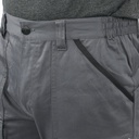 Bermuda da lavoro in 100% cotone elasticizzato grigio, comodi e resistenti Beta 7931MG S