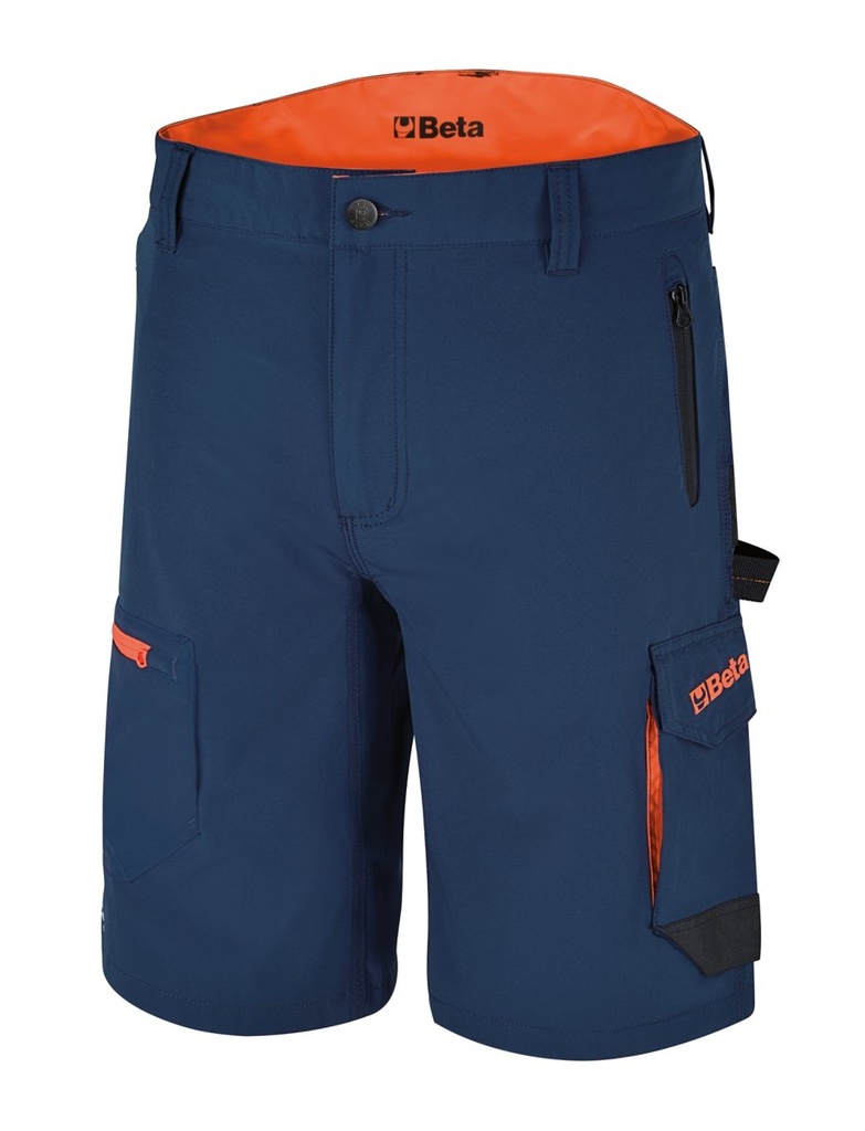 Bermuda leggeri da lavoro, multitasche elasticizzati Slim fit Beta 7661B S