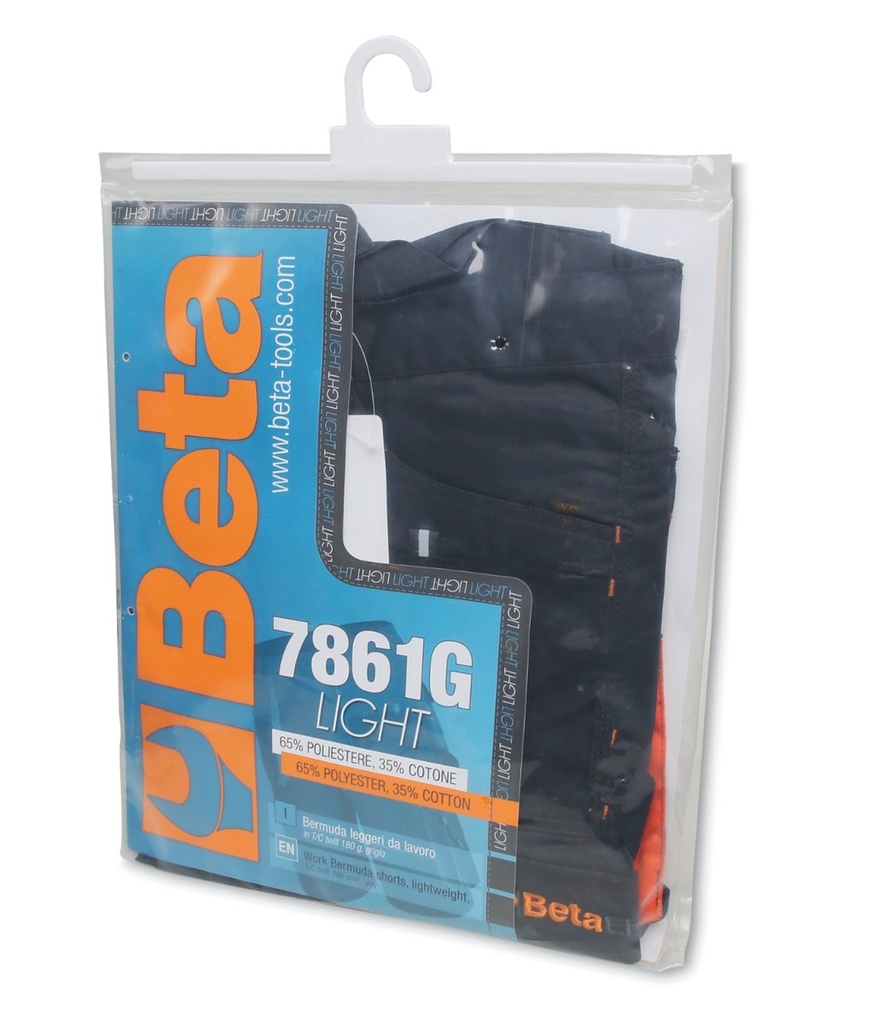 Bermuda leggero da lavoro, grigio Beta 7861G S