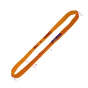 Braca per sollevamento 10t÷50t nastro ad anello continuo, arancio tessuto in poliestere ad alta tenacità (PES) Beta 8179A 8-T30