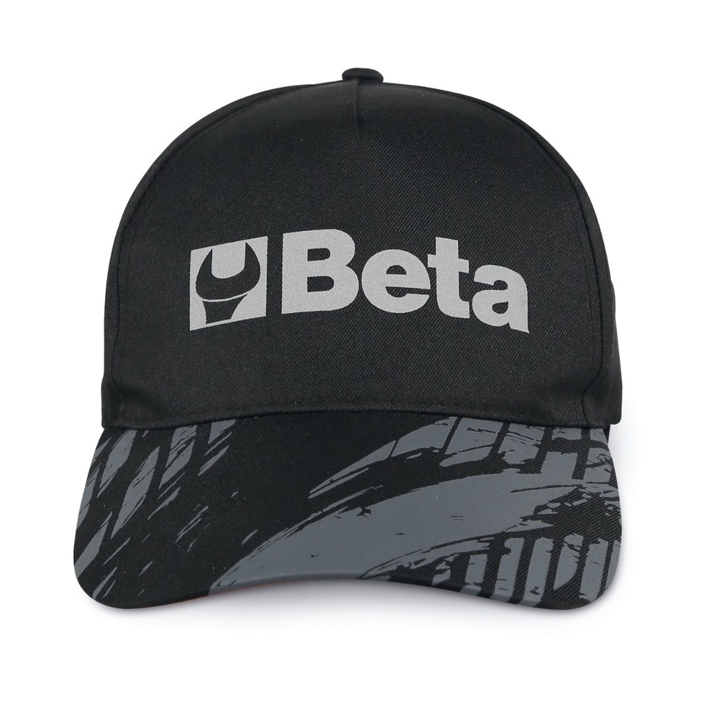 Cappellino Beta nero, design classico con visiera curva Beta 7982N