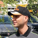 Cappellino Beta trucker nero con visiera curva Beta 9525TR