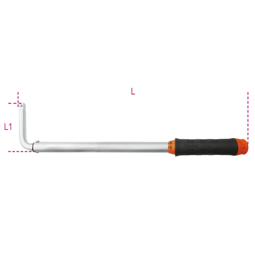 Chiave dinamometrica a scatto con leva a L Beta 610L/5