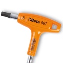Chiave maschio esagonale con impugnatura Beta 96T 4