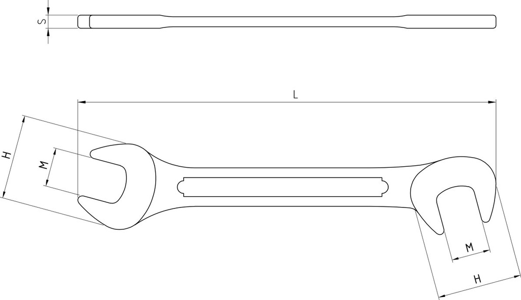 Chiavi a forchetta doppie piccole cromate Beta 73 5