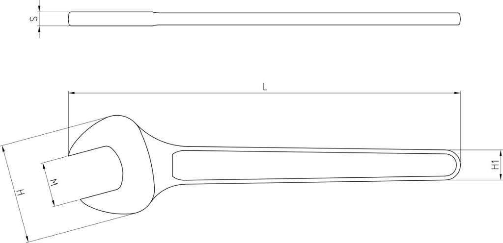 Chiavi a forchetta semplice cromate Beta 52 24