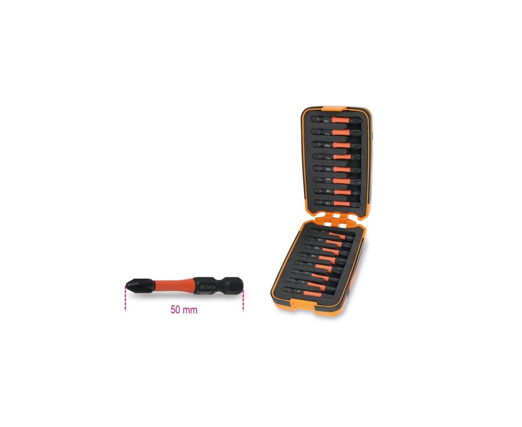 Serie di 16 inserti Impact in astuccio tascabile Beta 862XP/A16