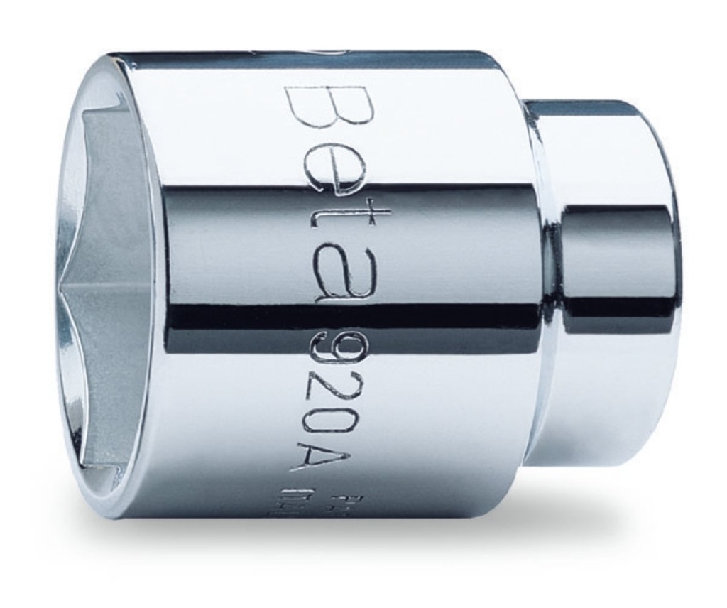 Chiavi a bussola a mano con attacco quadro femmina 1/2" bocca esagonale, cromate Beta 920A 18