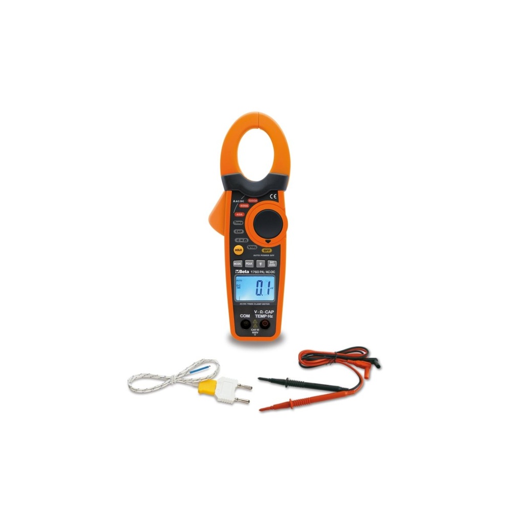Pinza amperometrica e multimetro digitale Beta 1760PA/AC-DC