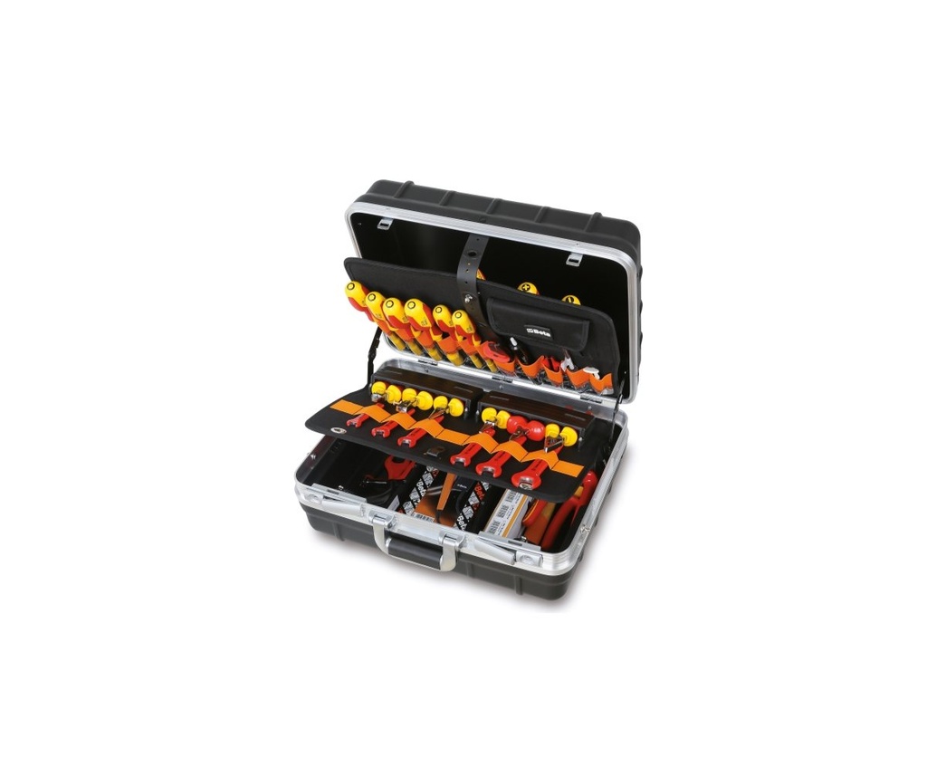 Valigie con assortimenti di utensili per elettronica ed elettrotecnica Beta 2029ET/B