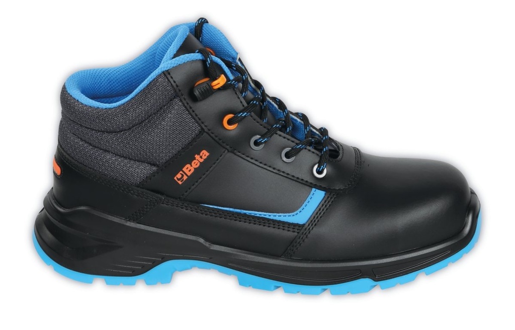 Scarpe alte BASIC PLUS in pelle liscia idrorepellente con rapido sfilamento Beta 7203BP 35