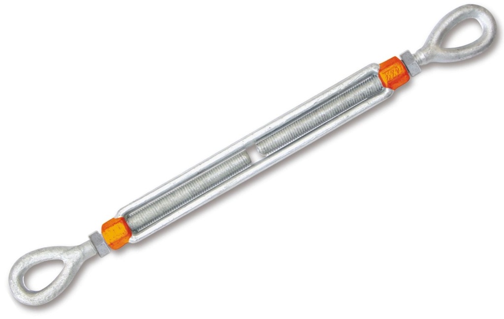Tenditore a due occhi ad alta resistenza zincato a caldo Beta 8105 3/8X6