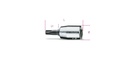 Beta 900TX – Chiavi a bussola a mano maschio per viti con impronta Torx® con attacco quadro femmina 1/4" cromate - inserti bruniti
