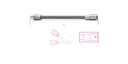 Beta 900FL – Prolunga a mano flessibile con attacchi quadri maschio e femmina 1/4" cromata