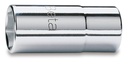 Beta 910AL – Chiavi a bussola a mano con attacco quadro femmina 3/8", tipo lungo bocca esagonale, cromate