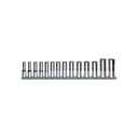 Beta 910AL/SB14 – Serie di 14 chiavi a bussola a mano lunghe bocca esagonale (art. 910AL) su supporto