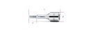 Beta 910ME – Chiavi a bussola a mano maschio esagonale con attacco quadro femmina 3/8" cromate