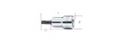 Beta 910TX – Chiavi a bussola a mano a giravite maschio per viti con impronta Torx® con attacco quadro femmina 3/8" cromate - inserti bruniti