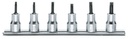 Beta 910TX/SB – Serie di 6 chiavi a bussola maschio per viti con impronta Torx® (art. 910TX) su supporto