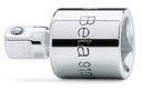 Beta 910/15 – Raccordo a mano con attacco quadro femmina 3/8" e maschio 1/4" cromato