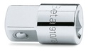 Beta 910/16 – Raccordo a mano con attacco quadro femmina 3/8" e maschio 1/2" cromato